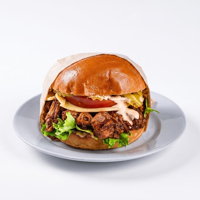 Jackfruit Burger.